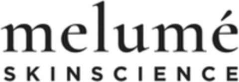 melumé SKINSCIENCE Logo (WIPO, 07/29/2022)