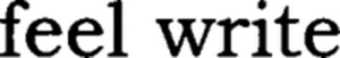 feel write Logo (WIPO, 13.02.2017)