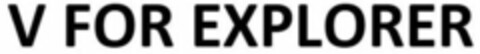 V FOR EXPLORER Logo (WIPO, 20.04.2018)