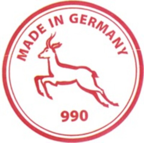 MADE IN GERMANY 990 Logo (WIPO, 03.03.2000)