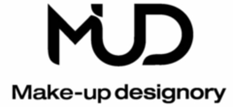 MUD MAKE-UP DESIGNORY Logo (WIPO, 01.08.2008)