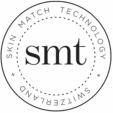 smt SKIN MATCH TECHNOLOGY SWITZERLAND Logo (WIPO, 11/15/2018)