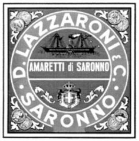 D. LAZZARONI & C. SARONNO AMARETTI di SARONNO Logo (WIPO, 04/20/1998)