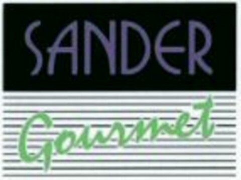 SANDER Gourmet Logo (WIPO, 10/25/2007)