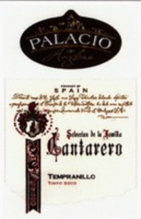 PALACIO de Anglona Seleccion de la Familia Cantarero Logo (WIPO, 03/27/2014)