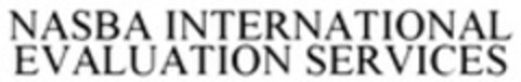 NASBA INTERNATIONAL EVALUATION SERVICES Logo (WIPO, 27.04.2015)
