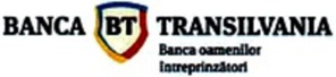 BANCA TRANSILVANIA BT Banca oamenilor intreprinzatori Logo (WIPO, 01/19/2018)