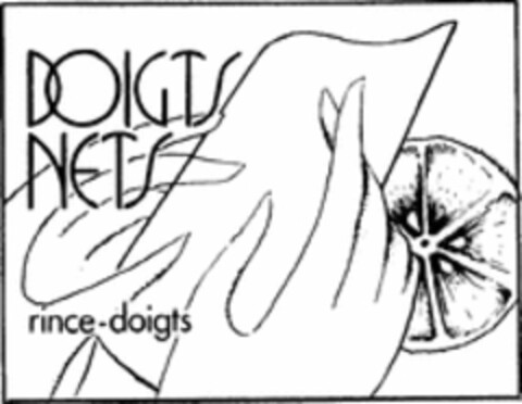DOIGTS NETS rince-doigts Logo (WIPO, 03.02.1978)
