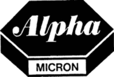 Alpha MICRON Logo (WIPO, 29.08.1989)