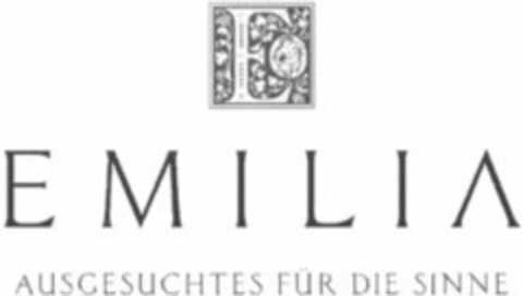 E EMILIA AUSGESUCHTES FUR DIE SINNE Logo (WIPO, 02.01.2003)