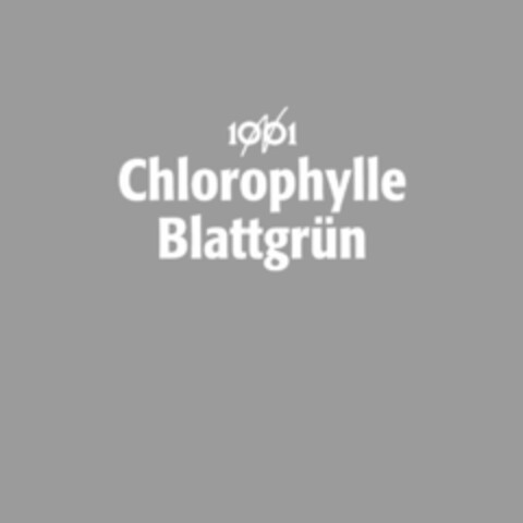 N 1001 Chlorophylle Blattgrün Logo (WIPO, 17.12.2010)