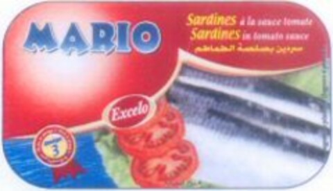 MARIO Sardines à la sauce tomate Sardines in tomato sauce Logo (WIPO, 06/13/2011)