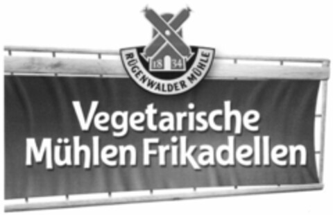 Vegetarische Mühlen Frikadellen RÜGENWALDER MÜHLE 1834 Logo (WIPO, 25.11.2014)