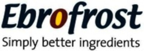 Ebrofrost Simply better ingredients Logo (WIPO, 03/06/2018)