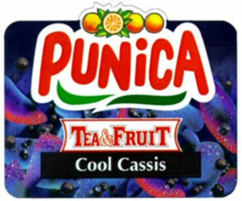 PUNICA TEA & FRUIT Cool Cassis Logo (WIPO, 30.03.1998)