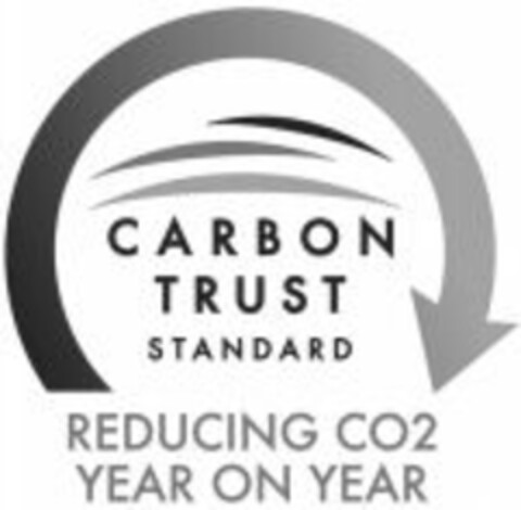 CARBON TRUST STANDARD REDUCING CO2 YEAR ON YEAR Logo (WIPO, 07/22/2010)