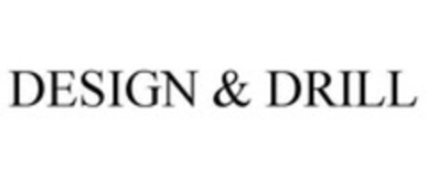 DESIGN & DRILL Logo (WIPO, 15.07.2015)