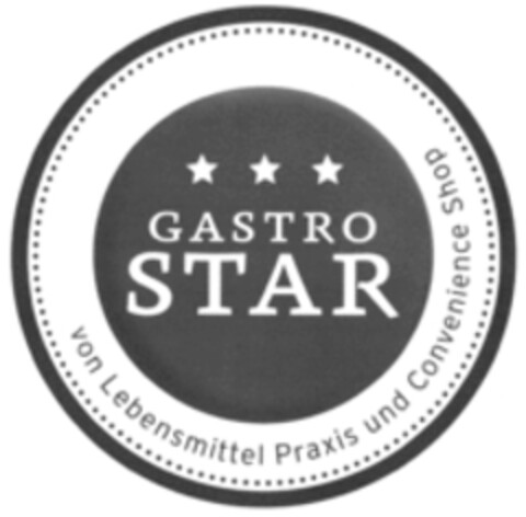 GASTRO STAR von Lebensmittel Praxis und Convenience Shop Logo (WIPO, 04/18/2019)