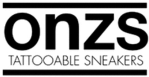 onzs TATTOOABLE SNEAKERS Logo (WIPO, 02.01.2020)