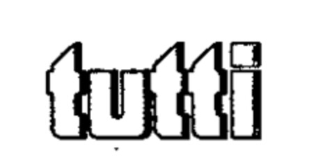 tutti Logo (WIPO, 04/18/1966)