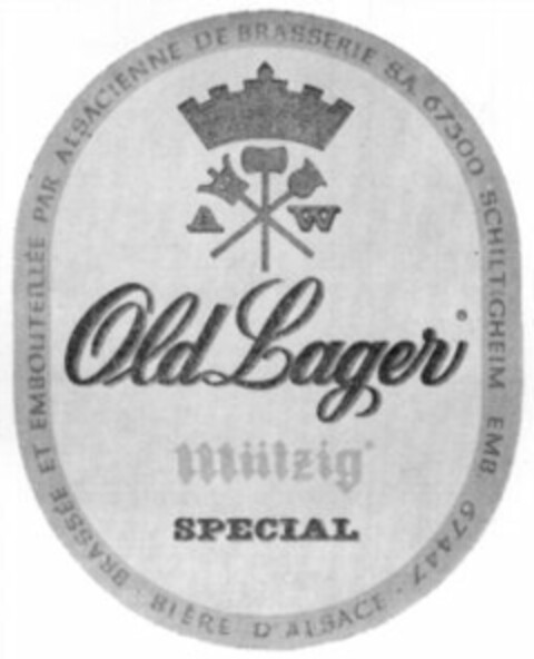 Old Lager mützig SPECIAL Logo (WIPO, 04.04.1978)