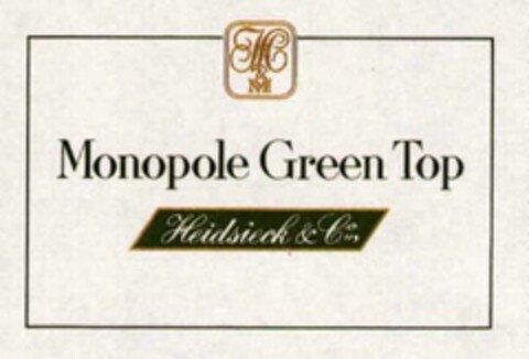 Monopole Green Top Heidsieck & Co. Logo (WIPO, 24.01.1991)