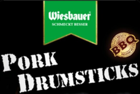Wiesbauer PORK DRUMSTICKS BBQ Logo (WIPO, 06.09.2018)