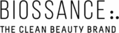 BIOSSANCE THE CLEAN BEAUTY BRAND Logo (WIPO, 13.12.2018)