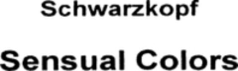 Schwarzkopf Sensual Colors Logo (WIPO, 03.12.2009)