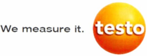 We measure it. testo Logo (WIPO, 12/21/2012)