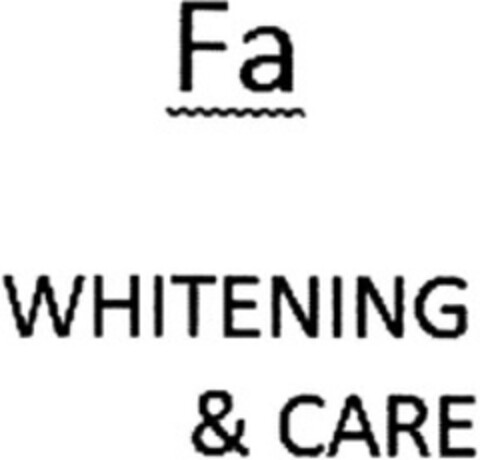 Fa WHITENING & CARE Logo (WIPO, 05/19/2015)