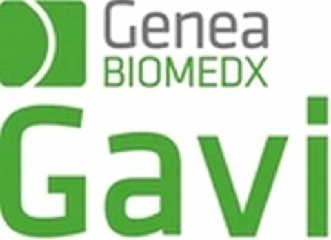 Genea BIOMEDX Gavi Logo (WIPO, 06/12/2015)