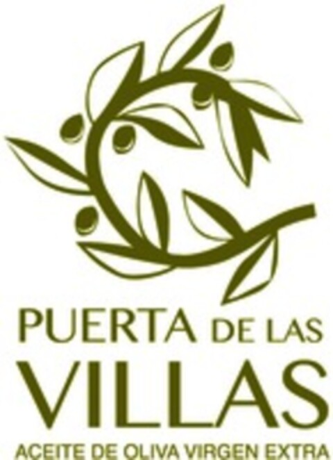 PUERTA DE LAS VILLAS - ACEITE DE OLIVA VIRGEN EXTRA Logo (WIPO, 12.02.2018)