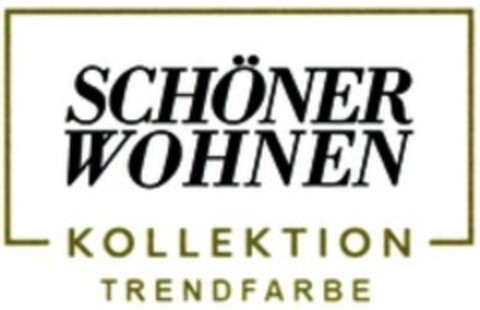 SCHÖNER WOHNEN KOLLEKTION TRENDFARBE Logo (WIPO, 27.08.2018)