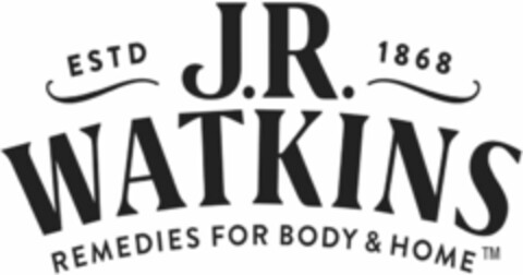 J.R. WATKINS ESTD 1868 REMEDIES FOR BODY & HOME Logo (WIPO, 31.01.2020)