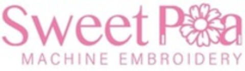 Sweet Pea MACHINE EMBROIDERY Logo (WIPO, 26.05.2023)