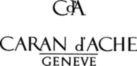 CARAN d'ACHE Logo (WIPO, 26.11.1979)
