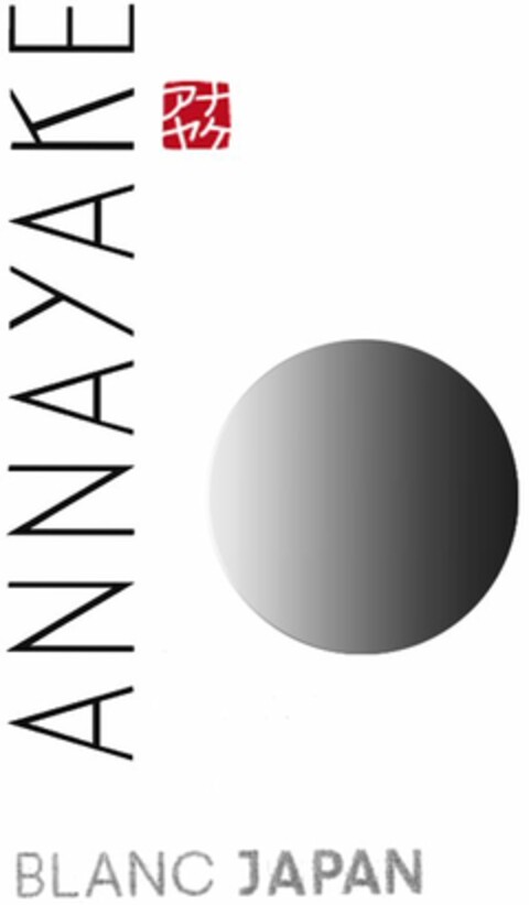 ANNAYAKE BLANC JAPAN Logo (WIPO, 09/17/2008)