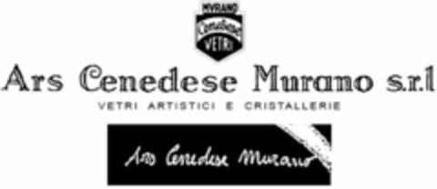 Murano Cenedese Vetri Ars Cenedese Murano srl Logo (WIPO, 12/19/2008)