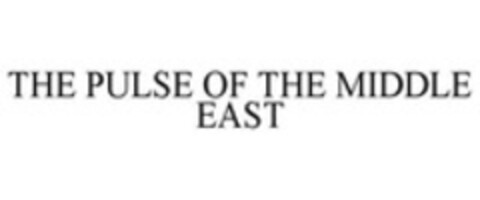 THE PULSE OF THE MIDDLE EAST Logo (WIPO, 27.02.2014)