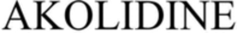 AKOLIDINE Logo (WIPO, 25.01.2016)