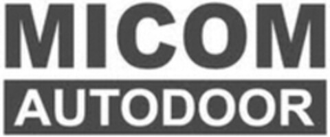 MICOM AUTODOOR Logo (WIPO, 26.05.2017)