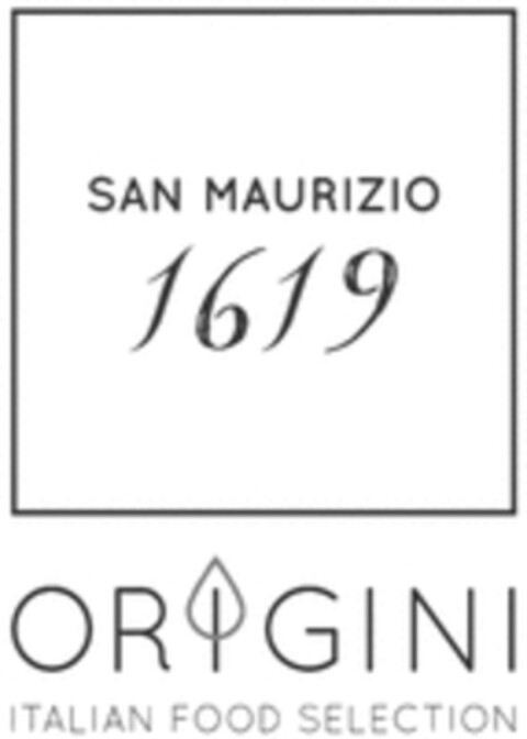 SAN MAURIZIO 1619 ORIGINI ITALIAN FOOD SELECTION Logo (WIPO, 12/16/2019)