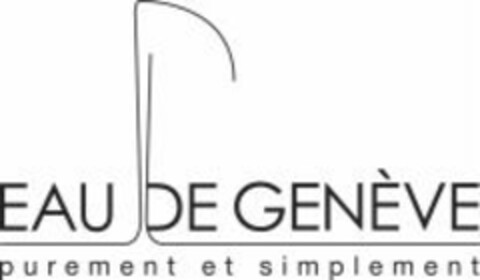 EAU DE GENÈVE purement et simplement Logo (WIPO, 06.04.2009)