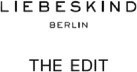 LIEBESKIND BERLIN THE EDIT Logo (WIPO, 02/24/2022)