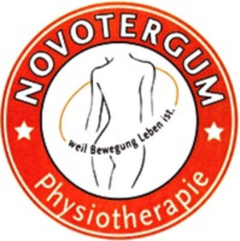 NOVOTERGUM Physiotherapie weil Bewegung Leben ist. Logo (WIPO, 14.12.2007)
