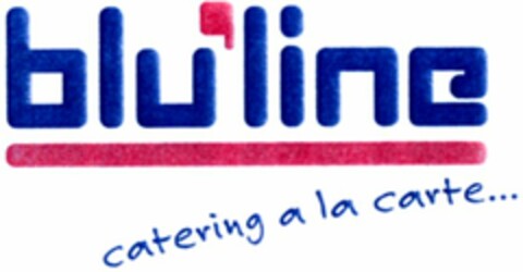 blu'line catering a la carte... Logo (WIPO, 18.07.2008)