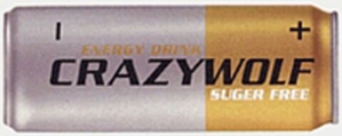 CRAZYWOLF - SUGER FREE ENERGY DRINK Logo (WIPO, 03.03.2009)