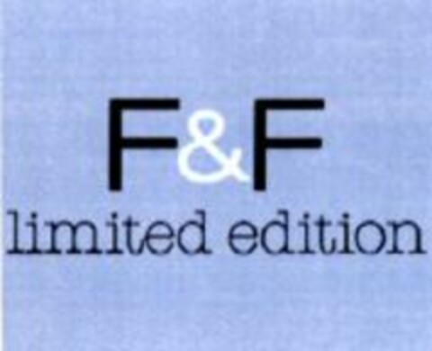 F&F limited edition Logo (WIPO, 12.05.2009)