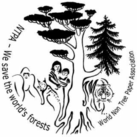 NTPA We save the world's forests World Non Tree Paper Association Logo (WIPO, 24.11.2010)